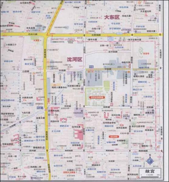 沈阳旅游·交通·商务·生活地图