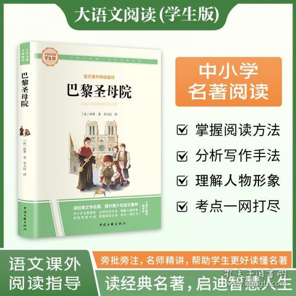 巴黎圣母院 彩圖旁批旁注學(xué)生版