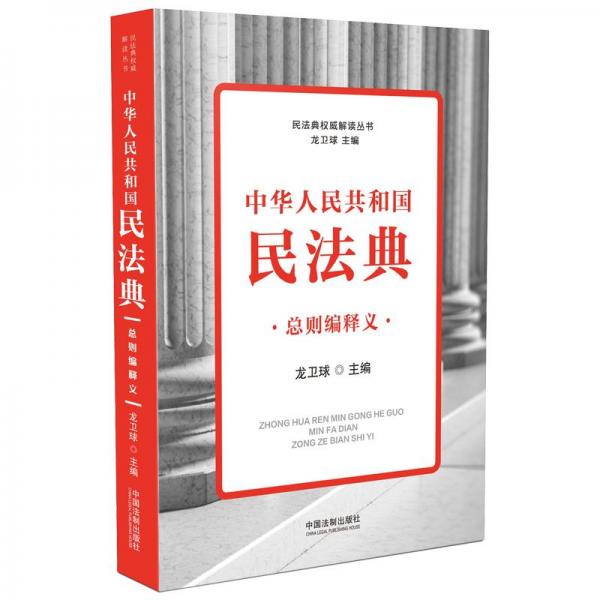 中华人民共和国民法典总则编释义(民法典权威解读丛书)