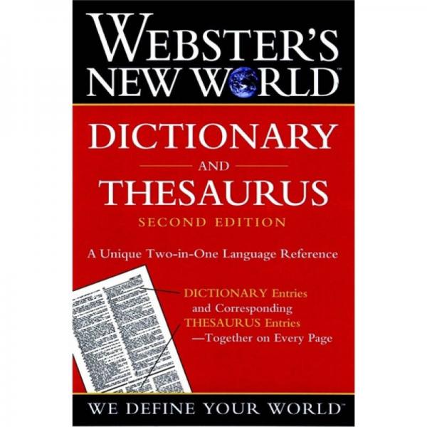 Webster's New World Dictionary and Thesaurus  Webster's New World词典
