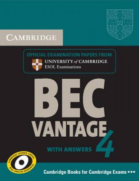 Cambridge BEC Vantage 4 with Answers: Examinatio
