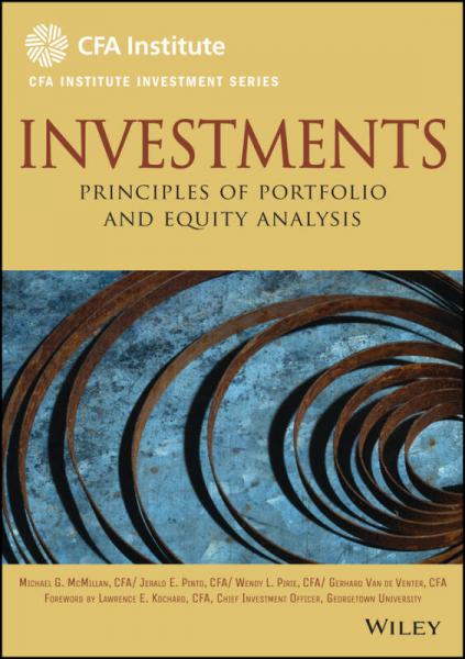 Investments: Principles of Portfolio and Equity Analysis 投资：投资组合原则与股票分析(丛书)