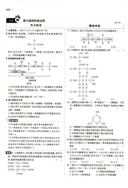 一本：高中生物