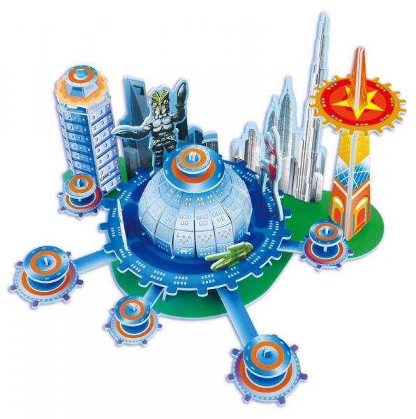 咸蛋超人3D炫酷拼插王：战斗基地