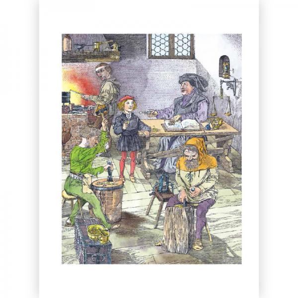 印刷的革命：约翰·古登堡的故事浪花朵朵