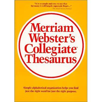 MerriamWebster’sCollegiateThesaurus