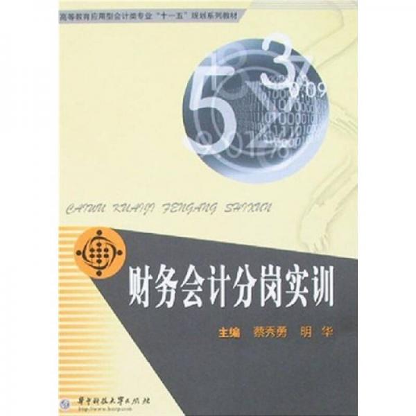 財務(wù)會計分崗實訓(xùn)