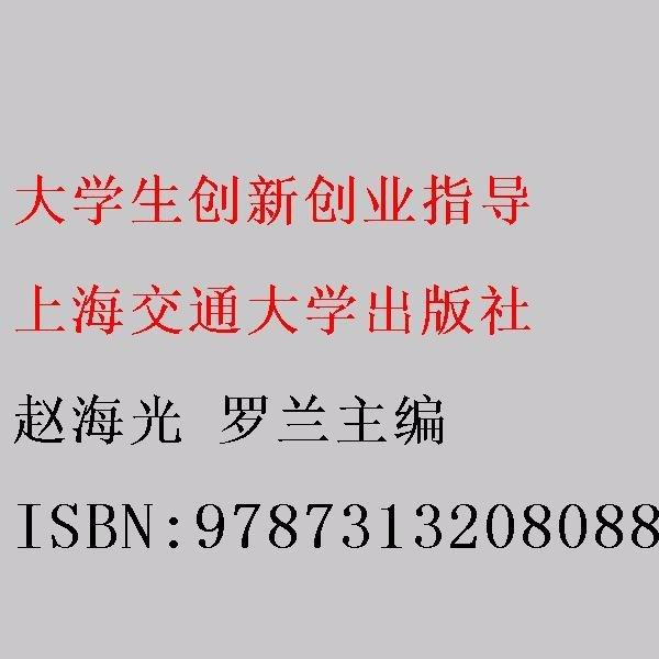 大學(xué)生創(chuàng)新創(chuàng)業(yè)指導(dǎo)