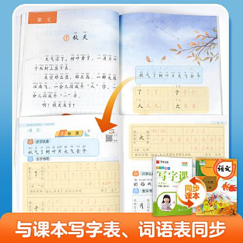 华夏万卷四年级上册语文同步练字帖小学生自学提升同步写字课2022秋4年级人教版书法本 天天练描红本书法本控笔训练笔顺笔画字帖