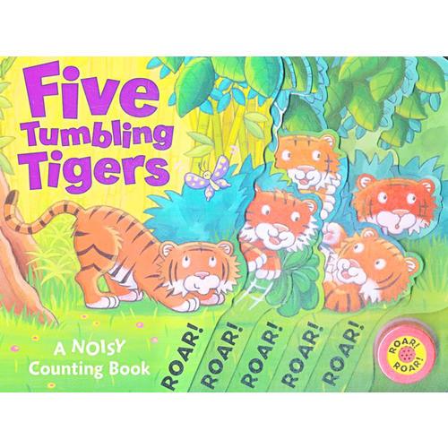 Five Tumbling Tigers 五只淘气的小老虎 （发音数数书） 