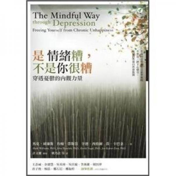 是情緒糟，不是你很糟：穿透憂郁的內(nèi)觀力量