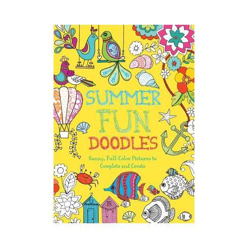 【预订】Summer Fun Doodles  Sunny Full-Color Pictures to Complete and Create
