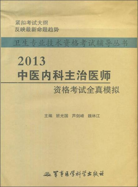 衛(wèi)生專業(yè)技術(shù)資格考試輔導(dǎo)叢書：2013中醫(yī)內(nèi)科主治醫(yī)師資格考試全真模擬