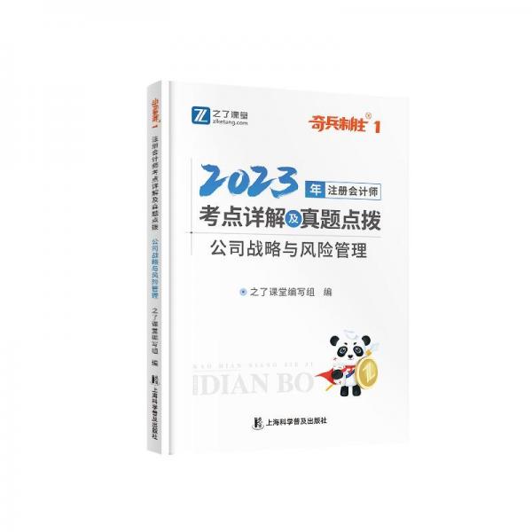 2024年注册会计师考点详解及真题点拨 公司战略与风险管理