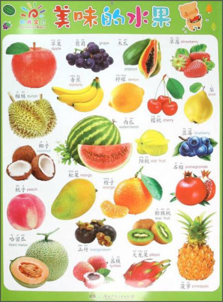 阳光宝贝大挂图·美味的水果/新鲜的蔬菜