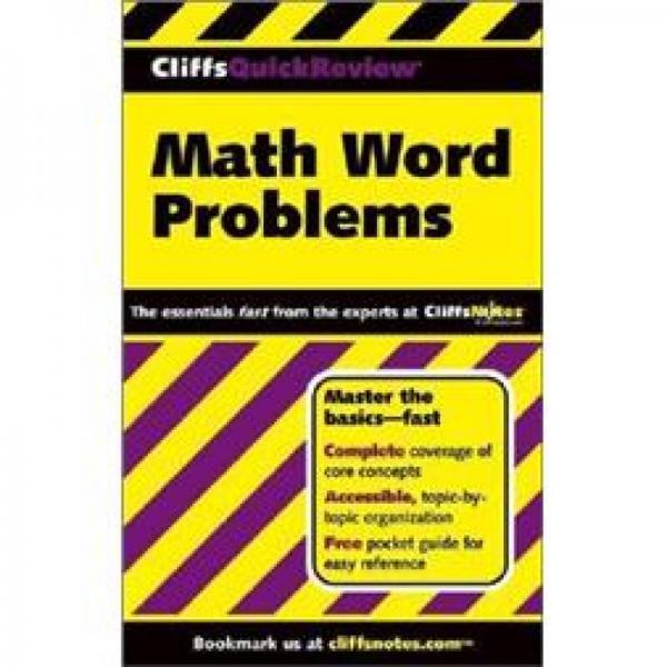 CliffsQuickReview Math Word Problems