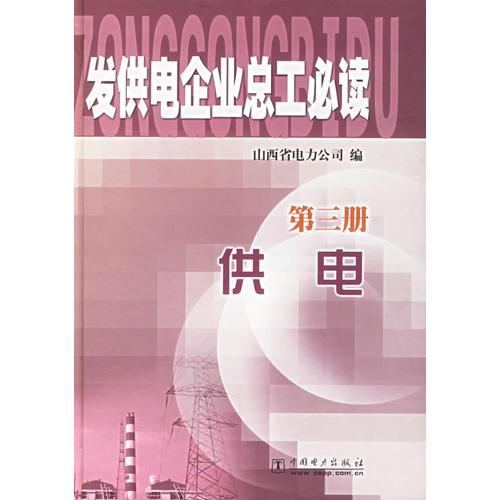 发供电企业总工必读.第3册，供电