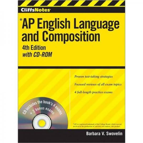 CliffsNotes AP English Language and Composition, with CD-ROM 