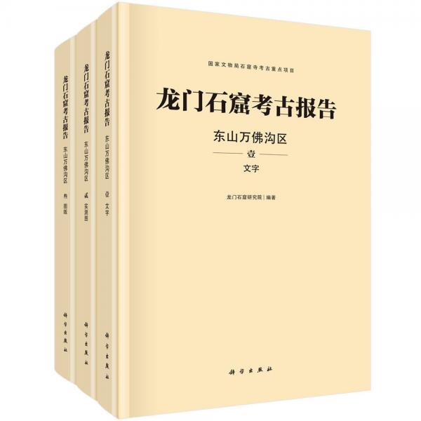 龙门石窟考古报告：东山万佛沟区（全三册）