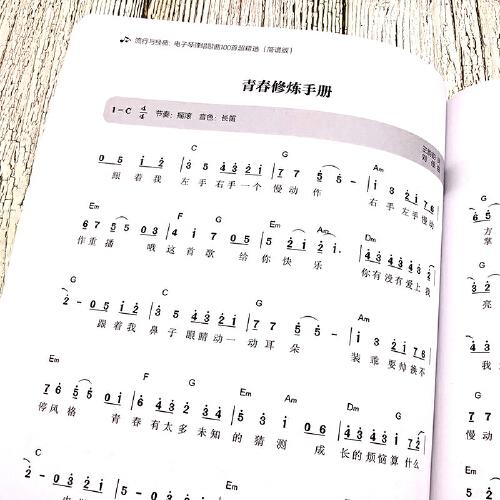 流行与经典：电子琴弹唱歌曲100首超精选
