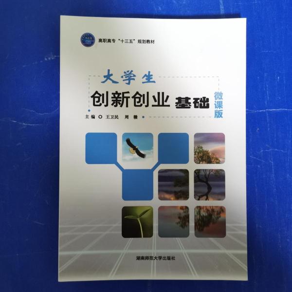 大學(xué)生創(chuàng)新創(chuàng)業(yè)基礎(chǔ) 王衛(wèi)民 周贛主編 湖南師范大學(xué)出版社 9787564836030