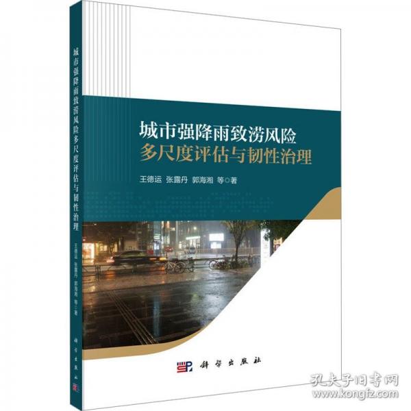 城市强降雨致涝风险多尺度评估与韧性治理9787030828613王德运科学出版社