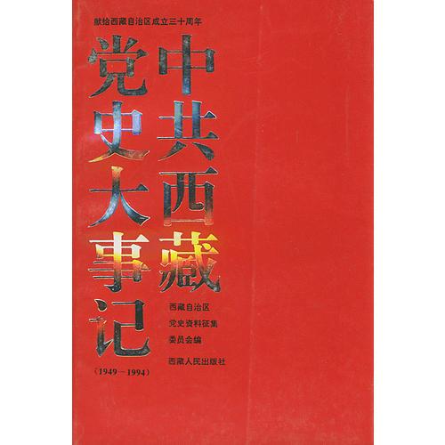 中共西藏黨史大事記