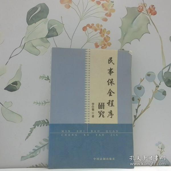 民事保全程序研究