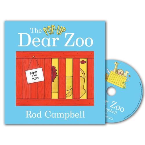 The Pop-up Dear Zoo (Book & CD) 《可爱的动物园》 大奖童书-玩具卡板翻翻书