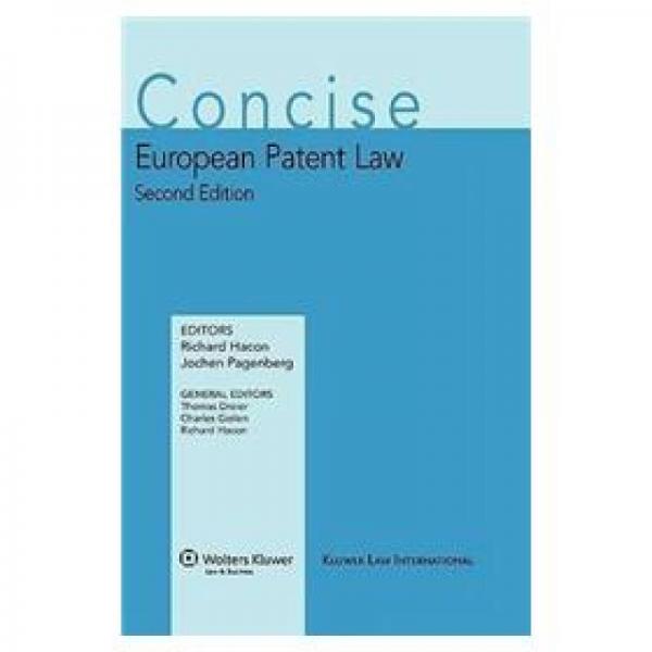Concise European Patent Law 
