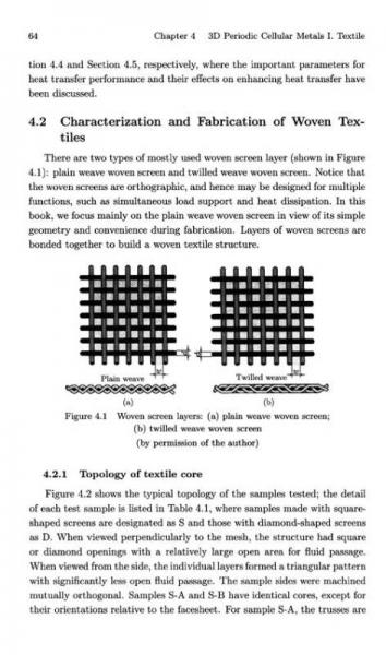 周期性多孔金属材料的热流性能