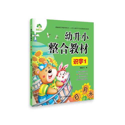 幼升小整合教材识字 同步识字整合练习小学入学准备作业本天天练