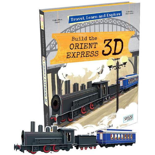 英文原版Travel Learn And Explore Build The Orient Express 3D火車模型 科普