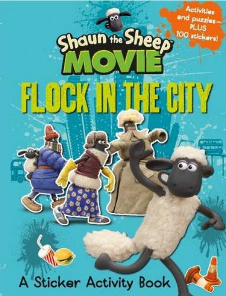 Shaun the Sheep Movie Flock in the City Sticker Activity Book 小羊肖恩