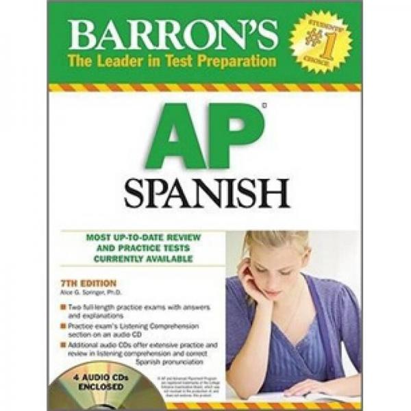Barron's AP Spanish with Audio CDs (Barron's AP Spanish (W/3 CDs))