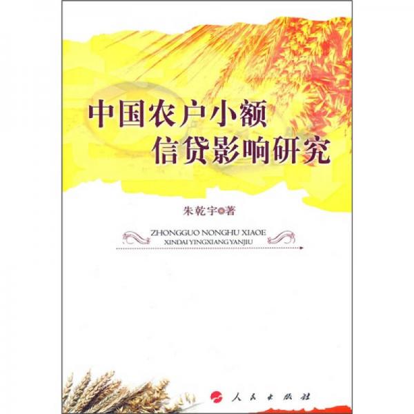 中國農戶小額信貸影響研究
