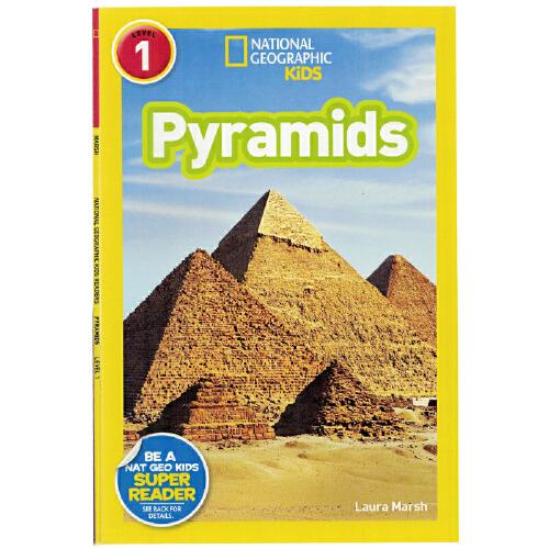 英文原版National Geographic Kids Readers:Pyramids金字塔 國家地理分級閱讀Level 1