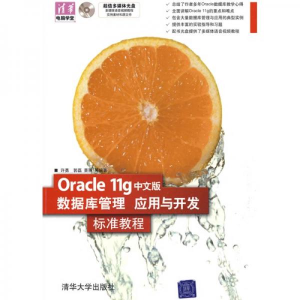 清华电脑学堂：Oracle11g中文版数据库管理、应用与开发标准教程