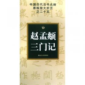 中国历代法书名碑原版放大折页之28：爨宝子碑
