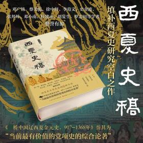 西夏史稿 填补西夏史研究空白之作