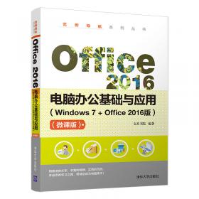 Word Excel 2007办公应用从入门到精通
