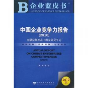 中国企业竞争力报告（2007）：盈利能力与竞争力