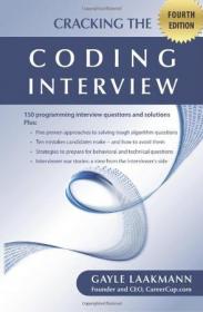 Cracking the Coding Interview：6th Edition: 189 Programming Questions and Solutions