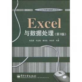 Excel数据处理与统计初步（第4版）