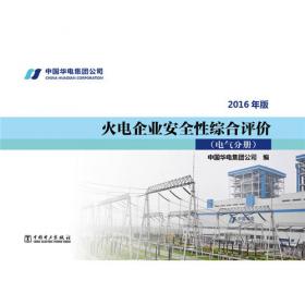 火电企业安全性综合评价 燃料分册(2016年版)