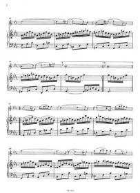 巴赫两首小提琴与通奏低音奏鸣曲（中外文对照）