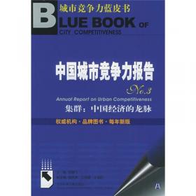 中国城市竞争力报告NO.8：竞争力城市与国家同进退（2010版）