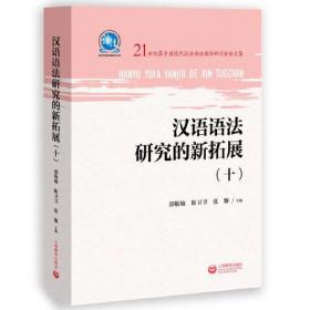 汉语语法的动态研究