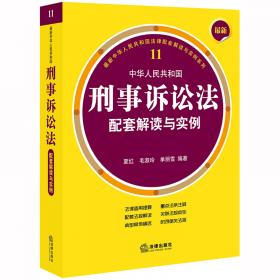 最新中华人民共和国刑事诉讼法配套解读与实例