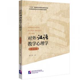 汉语作为外语教学的认知理论研究